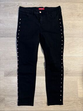 GUESS black jeans, gold studded design